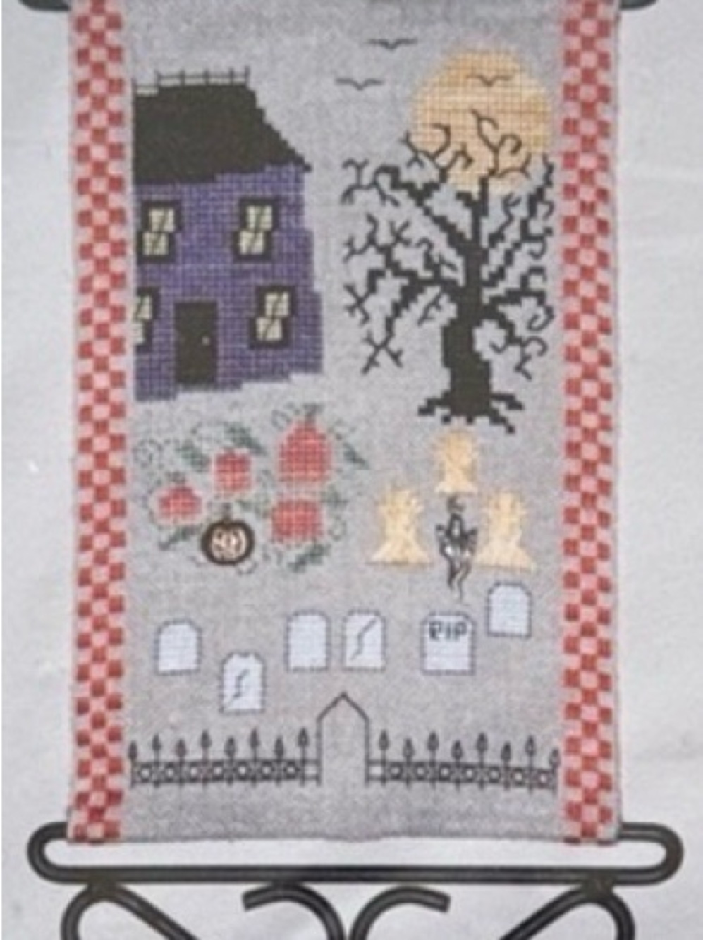 Halloween “Midnight Garden” Cross Stitch Embroidery Kit